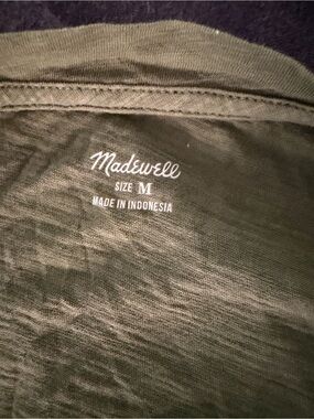 Madewell Olive shirt